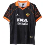 AS Roma Camiseta 2000 Tercera Negra - Camiseta As Roma | tiendasdefutboles