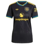 Manchester United Mujer Camiseta 2025 2026 Tercera Negra - Camiseta Manchester United Mujer | tiendasdefutboles