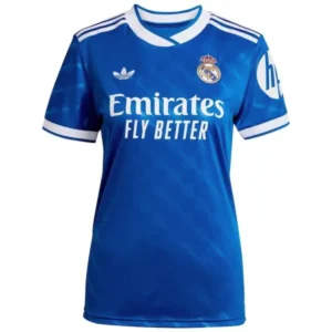 Real Madrid Mujer Camiseta 2025 2026 Tercera Azul - Camiseta Real Madrid Mujer 2025 | tiendasdefutboles
