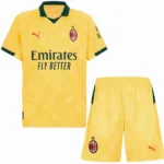 Tercera Conjunto De Hombre AC Milan 2025 2026 Amarillo