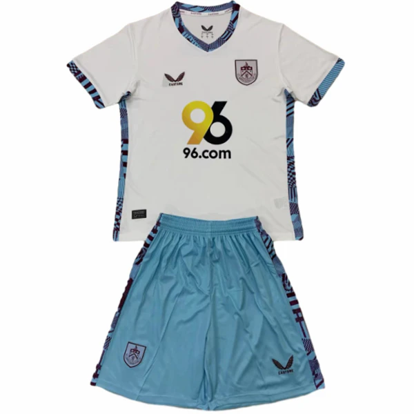 Tercera Conjunto De Hombre Burnley 2024 2025 Blanco Burnley FC Conjunto 2024 2025 Tercera Blanco - Burnley Fc Equipacion | tiendasdefutboles