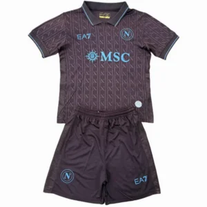 SSC Napoli Conjunto 2025 2026 Tercera Negro - Ssc Napoli Equipacion | tiendasdefutboles