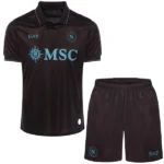 SSC Napoli Conjunto 2025 2026 Tercera Negro - Ssc Napoli Equipacion | tiendasdefutboles