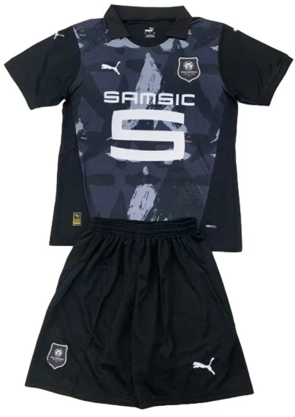 Tercera Conjunto De Hombre Rennais 2024 2025 Negro Stade Rennais Conjunto 2024 2025 Tercera Negro - Equipacion Stade Rennais | tiendasdefutboles