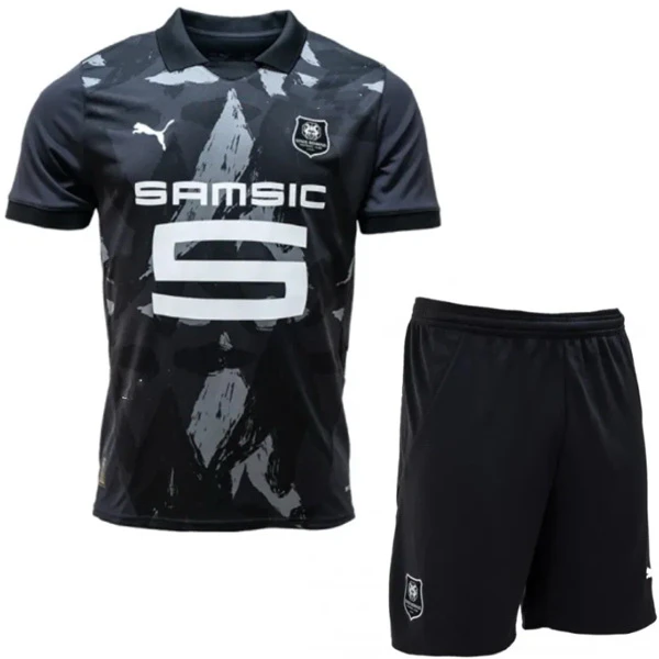 Tercera Conjunto De Hombre Rennais 2024 2025 Negro Stade Rennais Conjunto 2024 2025 Tercera Negro - Equipacion Stade Rennais | tiendasdefutboles