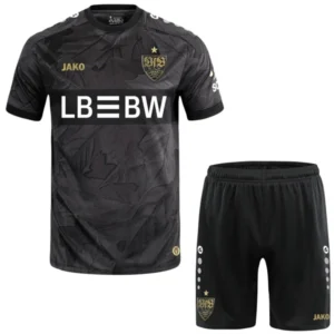 VfB Stuttgart Conjunto 2025 2026 Tercera Negro - Vfb Stuttgart Equipacion | tiendasdefutboles