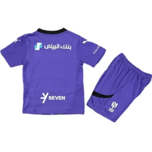 Al Hilal Saudi Niños Conjunto 2024 2025 Tercera Púrpura - Tuta Al Hilal Saudi Niños | tiendasdefutboles