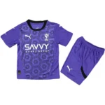 Tercera Conjunto De Niños Al Hilal Saudi 2024 2025 Purpura