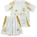 Tercera Conjunto De Niños Al Nassr 2024 2025 Blanco