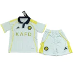 Tercera Conjunto De Niños Al Nassr 2025 2026 Blanco