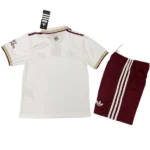 Tercera Conjunto De Niños Arsenal 2025 2026 Blanco Amarillo