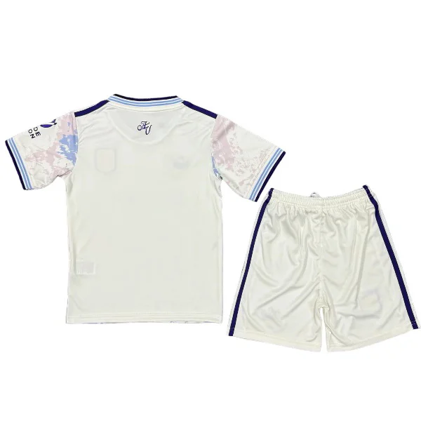 Tercera Conjunto De Niños Aston Villa 2025 2026 Blanco Aston Villa Niños Conjunto 2025 2026 Tercera Blanco - Tuta Aston Villa Niños | tiendasdefutboles