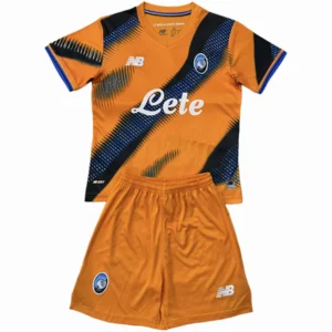 Atalanta BC Niños Conjunto 2025 2026 Tercera Naranja - Atalanta BC Niños Barata | tiendasdefutboles