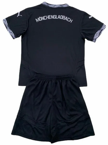 Tercera Conjunto De Niños Borussia Mönchengladbach 2024 2025 Negro Borussia Mönchengladbach Niños Conjunto 2024 2025 Tercera Negro - Tuta Borussia Mönchengladbach Niños | tiendasdefutboles