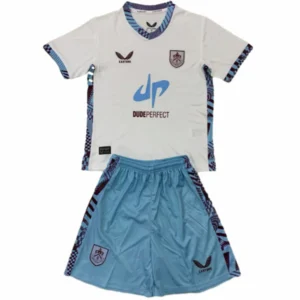 Burnley FC Niños Conjunto 2024 2025 Tercera Blanco - Tuta Burnley FC Niños | tiendasdefutboles