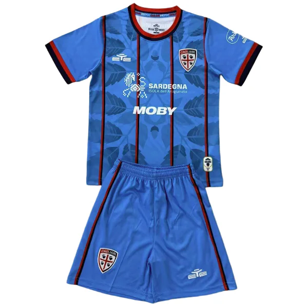 Tercera Conjunto De Niños Cagliari Calcio 2025 2026 Azul Cagliari Calcio Niños Conjunto 2025 2026 Tercera Azul - Tuta Cagliari Calcio Niños | tiendasdefutboles