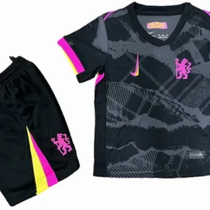 Chelsea Niños Conjunto 2024 2025 Tercera Negro - Equipacion Chelsea Niños | tiendasdefutboles