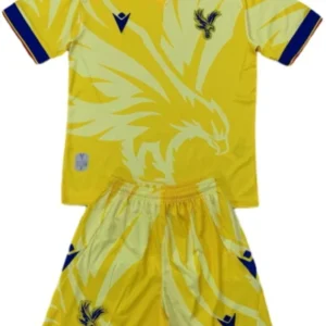 Crystal Palace Niños Conjunto 2024 2025 Tercera Amarillo - Tuta Crystal Palace Niños | tiendasdefutboles