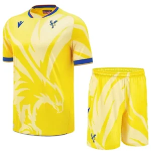 Crystal Palace Niños Conjunto 2024 2025 Tercera Amarillo - Tuta Crystal Palace Niños | tiendasdefutboles