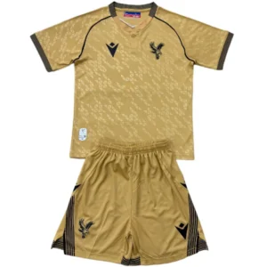 Crystal Palace Niños Conjunto 2025 2026 Tercera Amarillo - Tuta Crystal Palace Niños | tiendasdefutboles