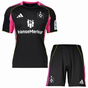 Hamburgo S.V Niños Conjunto 2025 2026 Tercera Negro - Hamburgo S.V Niños Barata | tiendasdefutboles