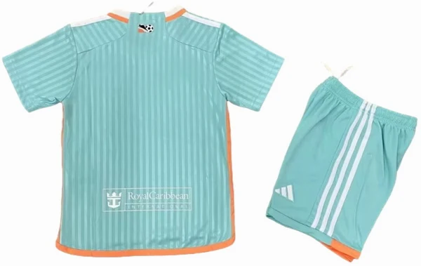 Tercera Conjunto De Niños Inter Miami 2024 2025 Azul Verde Inter Miami Niños Conjunto 2024 2025 Tercera Azul - Equipacion Inter Miami Niños | tiendasdefutboles