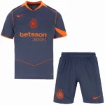 Inter Milán Niños Conjunto 2025 2026 Tercera Gris - Equipacion Inter De Milan Niños | tiendasdefutboles