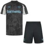 Tercera Conjunto De Niños Leverkusen 2024 2025 Negro