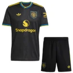 Tercera Conjunto De Niños Manchester United 2025 2026 Negro