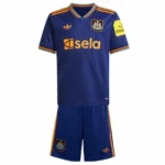 Newcastle United Niños Conjunto 2025 2026 Tercera Azul - Tuta Newcastle United Niños | tiendasdefutboles