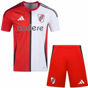 River Plate Niños Conjunto 2024 2025 Tercera Rojo - Tuta River Plate Niños | tiendasdefutboles