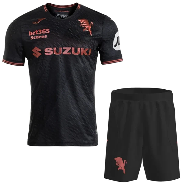 Tercera Conjunto De Niños Torino 2025 2026 Negro Torino Niños Conjunto 2025 2026 Tercera Negro - Torino Niños Barata | tiendasdefutboles
