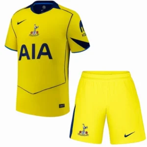 Tottenham Hotspur Niños Conjunto 2025 2026 Tercera Amarillo - Tuta Tottenham Hotspur Niños | tiendasdefutboles