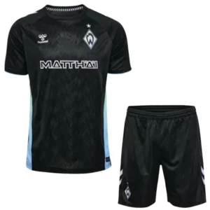 Werder Bremen Niños Conjunto 2024 2025 Tercera Negro - Tuta Werder Bremen Niños | tiendasdefutboles