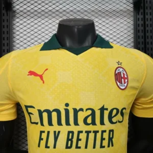 AC Milan Camiseta Edición Jugadores 2025 2026 Tercera Amarilla - Camiseta Ac Milan | tiendasdefutboles