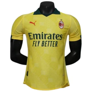 AC Milan Camiseta Edición Jugadores 2025 2026 Tercera Amarilla - Camiseta Ac Milan | tiendasdefutboles