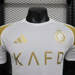 Al-Nassr FC Camiseta Edición Jugadores 2024 2025 Tercera Blanca - Camiseta Al Nassr Fc | tiendasdefutboles