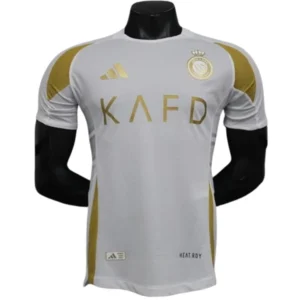 Al-Nassr FC Camiseta Edición Jugadores 2024 2025 Tercera Blanca - Camiseta Al Nassr Fc | tiendasdefutboles