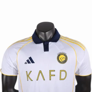 Al-Nassr FC Camiseta Edición Jugadores 2025 2026 Tercera Blanca - Camiseta Al Nassr Fc | tiendasdefutboles