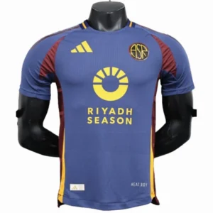 AS Roma Camiseta Edición Jugadores 2024 2025 Tercera Azul - Camiseta As Roma | tiendasdefutboles