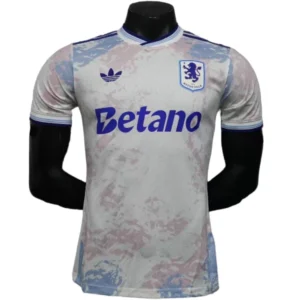 Aston Villa Camiseta Edición Jugadores 2025 2026 Tercera Blanca - Camiseta Aston Villa | tiendasdefutboles