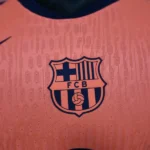 Tercera Jugadores Camiseta Barcelona 2025 2026 Naranja