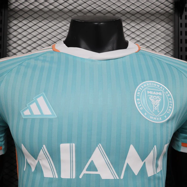 Tercera Jugadores Camiseta Inter Miami 2024 2025 Azul Verde Inter Miami Camiseta Edición Jugadores 2024 2025 Tercera Azul - Camiseta Inter Miami | tiendasdefutboles