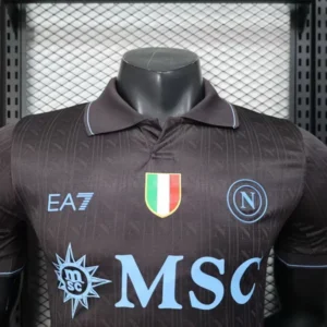 SSC Napoli Camiseta Edición Jugadores 2025 2026 Tercera Negra - Camiseta Serie A SSC Napoli | tiendasdefutboles