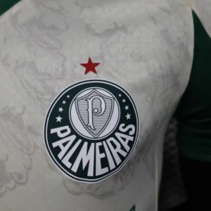 SE Palmeiras Camiseta Edición Jugadores 2025 2026 Tercera Amarilla - Camiseta Kidsuper X Se Palmeiras Graphic Masculina | tiendasdefutboles