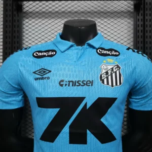 Santos FC Camiseta Edición Jugadores 2025 2026 Tercera Azul - Camiseta Santos Fc | tiendasdefutboles