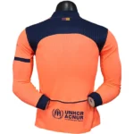 Tercera Jugadores Manga Larga Barcelona 2025 2026 Naranja