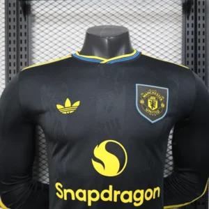 Manchester United Camiseta Edición Jugadores 2025 2026 Tercera Negra - Camiseta Manchester United | tiendasdefutboles