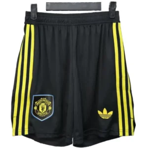 Manchester United Pantalones Edición Jugadores 2025 2026 Tercera Negro - Maglia Manchester United | tiendasdefutboles