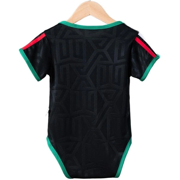 Tercera Onesies Niños México 2026 Negro México Niños Camiseta 2026 Tercera Negra - Camiseta Mexico Niños | tiendasdefutboles